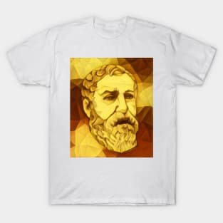 Hero of Alexandria Golden Portrait | Hero of Alexandria Artwork 8 T-Shirt